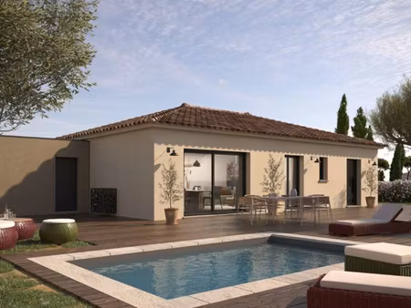 terrain avec maison neuve à vendre