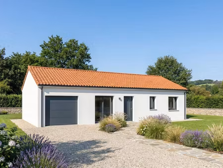 terrain avec maison neuve à vendre