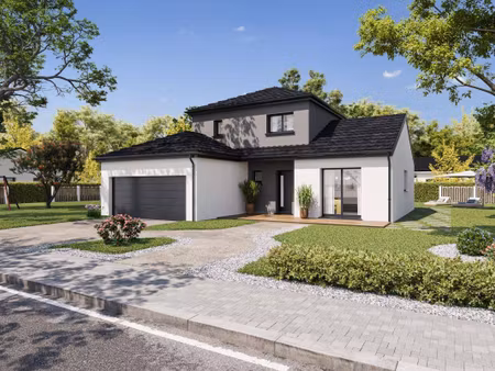 terrain avec maison neuve à vendre