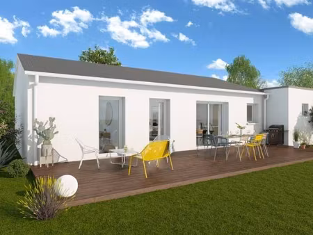 terrain avec maison neuve à vendre