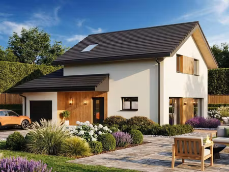 terrain avec maison neuve à vendre