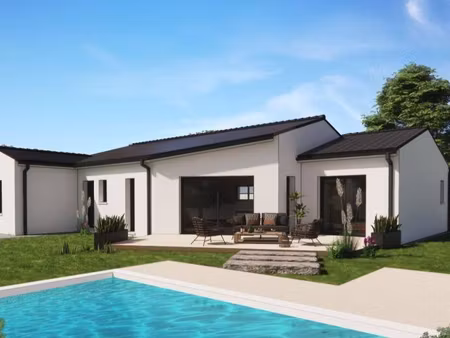 terrain avec maison neuve à vendre