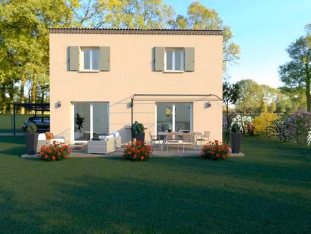 terrain avec maison neuve à vendre