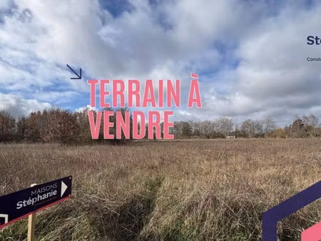 terrain constructible à vendre