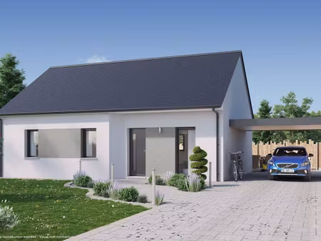 terrain avec maison neuve à vendre