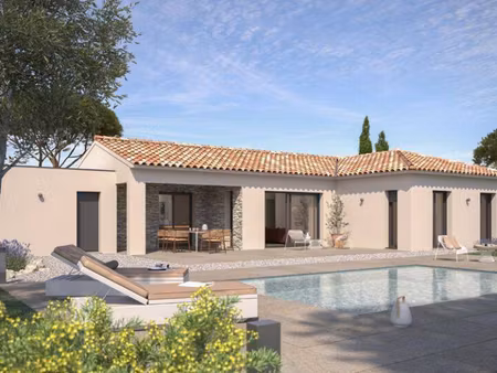 terrain avec maison neuve à vendre