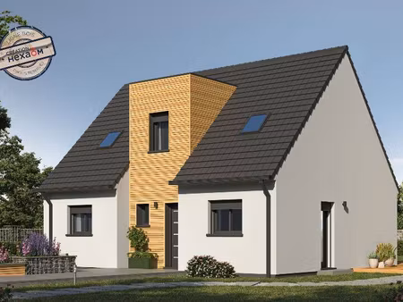 terrain avec maison neuve à vendre