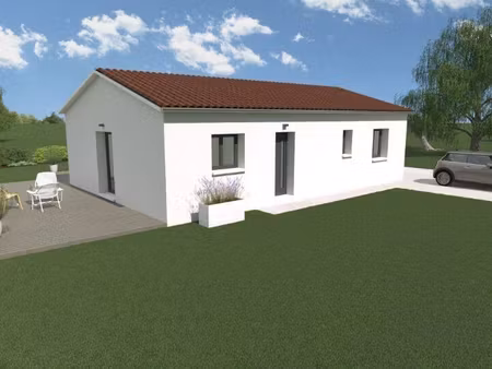 terrain avec maison neuve à vendre