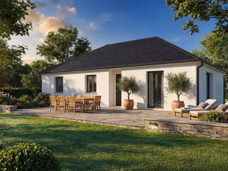 terrain avec maison neuve à vendre