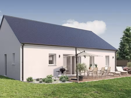 terrain avec maison neuve à vendre