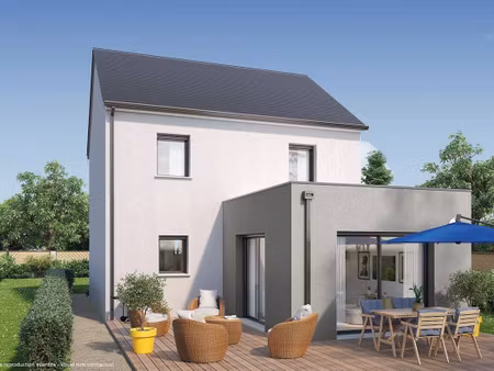terrain avec maison neuve à vendre
