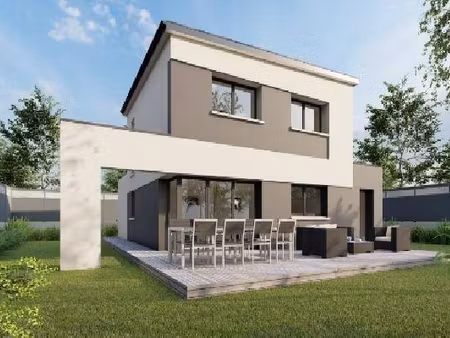 terrain avec maison neuve à vendre