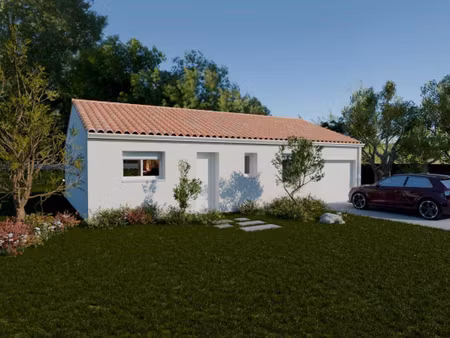terrain avec maison neuve à vendre