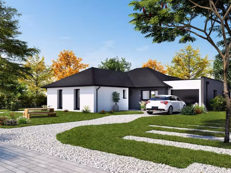 terrain avec maison neuve à vendre