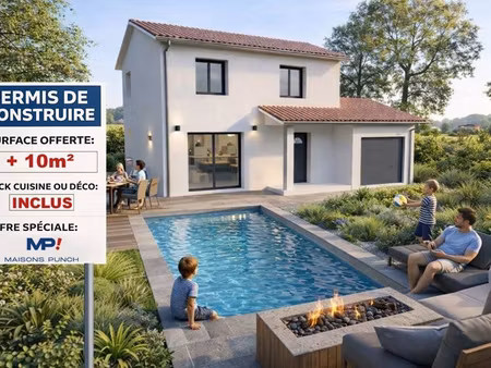 terrain avec maison neuve à vendre
