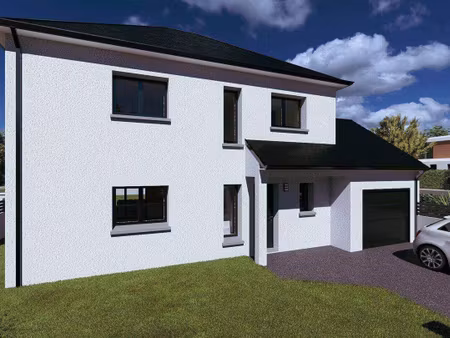 terrain avec maison neuve à vendre
