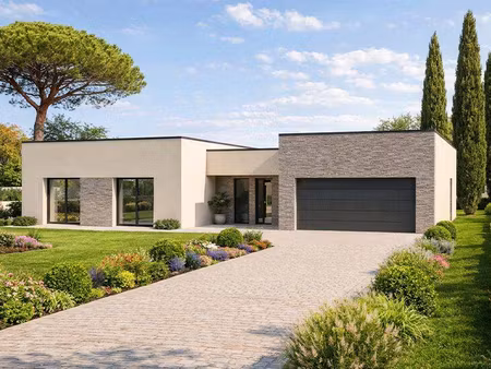 terrain avec maison neuve à vendre