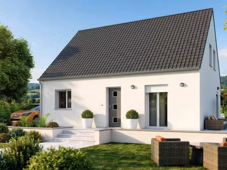 terrain avec maison neuve à vendre
