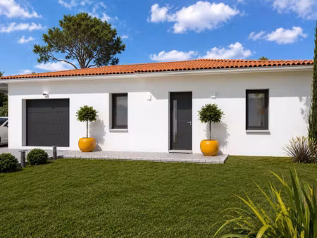 terrain avec maison neuve à vendre