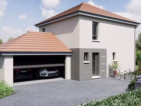 terrain avec maison neuve à vendre