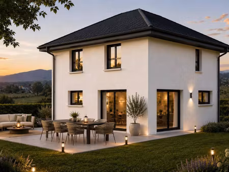 terrain avec maison neuve à vendre