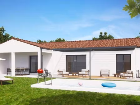 terrain avec maison neuve à vendre