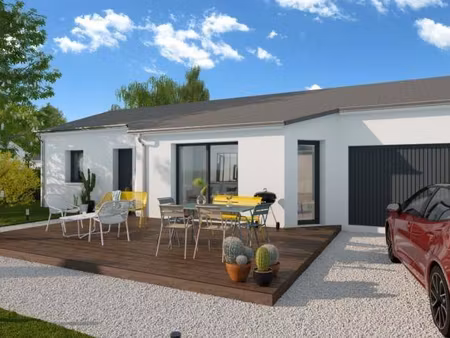 terrain avec maison neuve à vendre