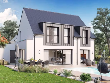 terrain avec maison neuve à vendre