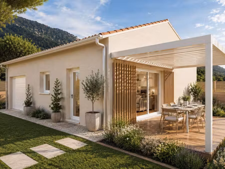 terrain avec maison neuve à vendre