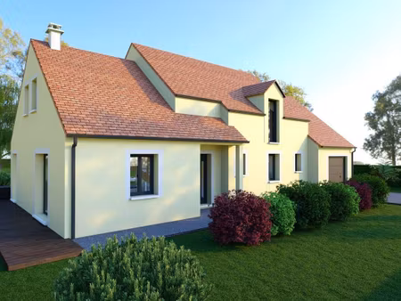 terrain avec maison neuve à vendre
