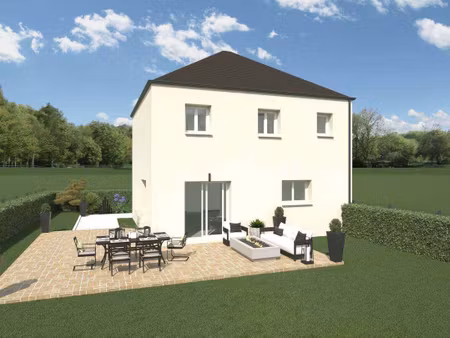 terrain avec maison neuve à vendre