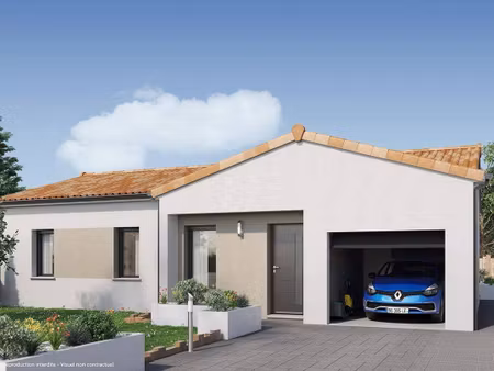 terrain avec maison neuve à vendre