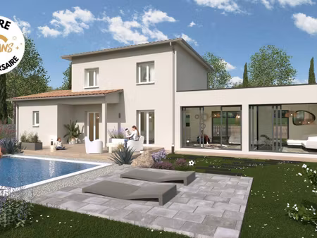 terrain avec maison neuve à vendre