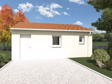 terrain avec maison neuve à vendre