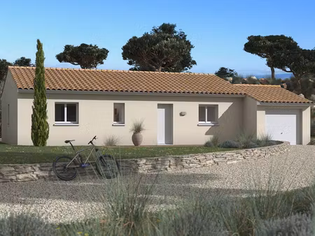 terrain avec maison neuve à vendre