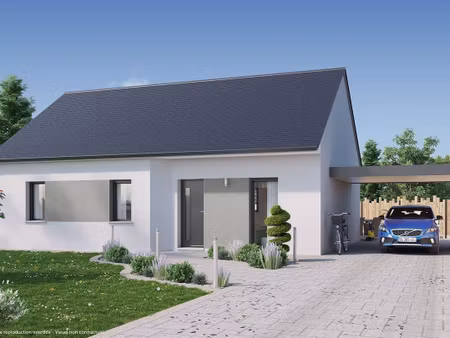 terrain avec maison neuve à vendre