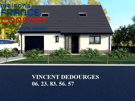 terrain avec maison neuve à vendre