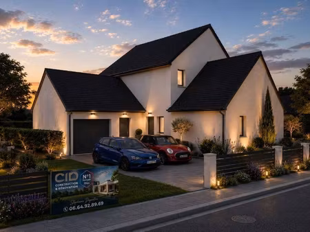 terrain avec maison neuve à vendre