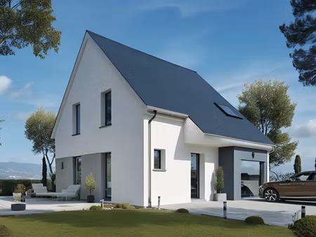 terrain avec maison neuve à vendre