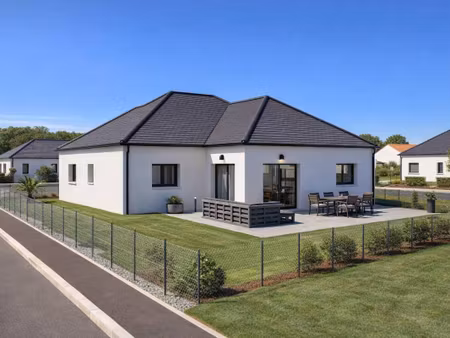 terrain avec maison neuve à vendre