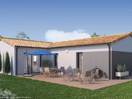 terrain avec maison neuve à vendre
