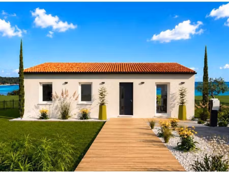 terrain avec maison neuve à vendre
