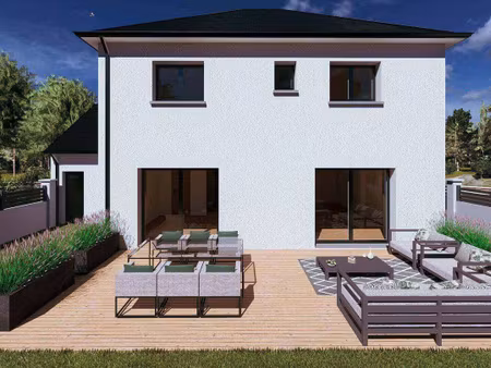 terrain avec maison neuve à vendre