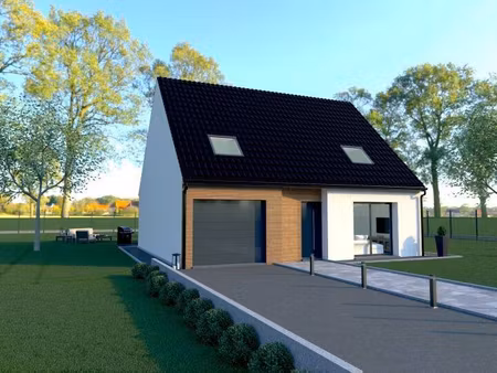 terrain avec maison neuve à vendre
