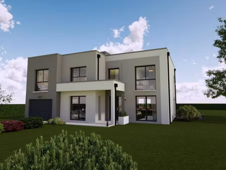 terrain avec maison neuve à vendre
