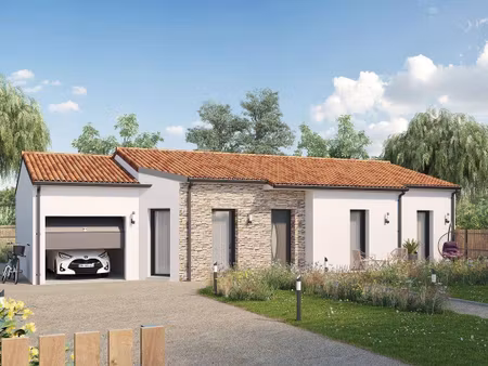 terrain avec maison neuve à vendre