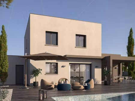 terrain avec maison neuve à vendre