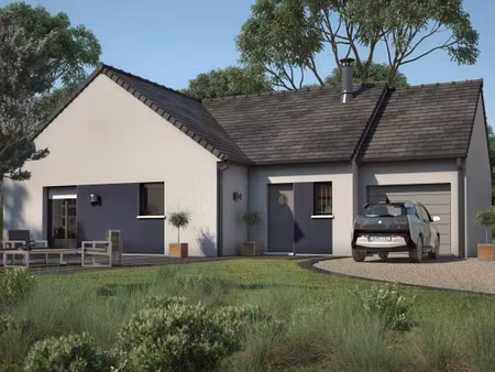 terrain avec maison neuve à vendre