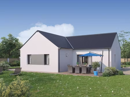 terrain avec maison neuve à vendre