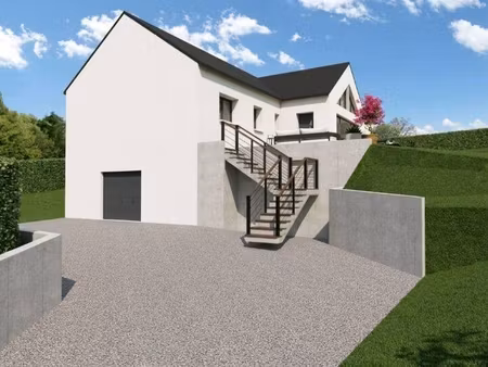 terrain avec maison neuve à vendre